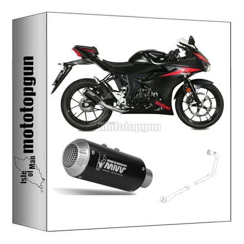 Ligne complete mivv gsxr 125 sans catalyseur libere la puissance de votre moto