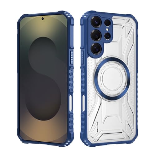 for Galaxy S23 Plus �p �P�[�X MagSafe�Ή� �N���A �\�t�gTPU+PC�o�b�N�v���[�g 2 in 1�J�o�[ ���������� �ϏՌ� ������� ���C�����X�[�d�Ή� �T���X�� �M�����N�V�[ S23 Plus �X�}�z�P�[�X �}�O�Z�[�t�Ή� 