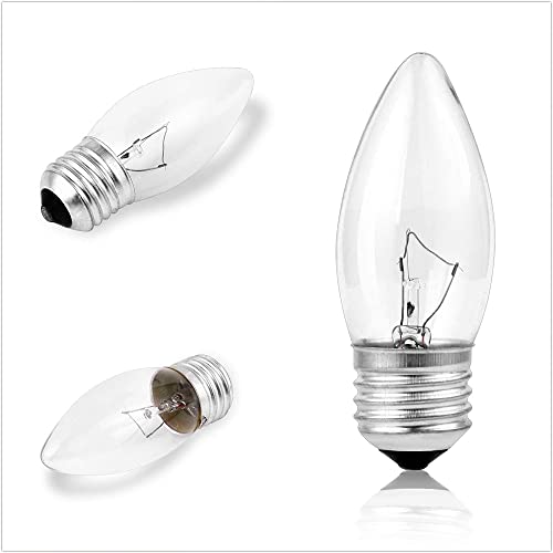 Bubyvv WEEOYHF 40W Incandescent Light Bulb, Equivalent Incandescent Torpedo Tip Chandelier, Clear Finish, Decorative, Chandelier Ftype Flame Tip thumb #2