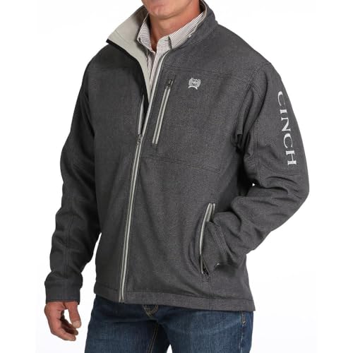 Cinch Men's Grey Bonded Conceal Carry Jacket