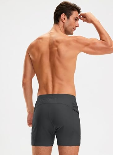 G Gradual Men'S Swimsuit Trunks With Zipper Pockets Quick Dry Swimwear Bathing Suit Swim Briefs Board Shorts For Men thumb #2