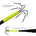 FytStycale Fishing Gaffs Squid Jig Stainless Steel Hook Telescopic Pole EVA Handle High Carbon Construction with Hook Protector Suitable for Saltwater Fr, Total Length 3 Meter