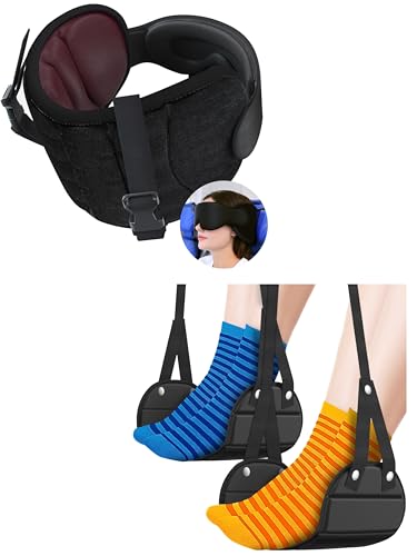 Almohada de viaje con soporte ergonómico y descanso para pies miniatura 1