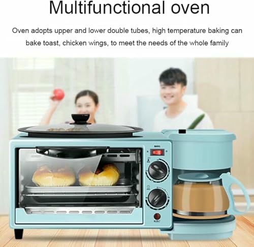 Image of Breakfast Station, with Coffee Maker, Griddle, Toaster Oven - Versatile Kitchen Breakfast Maker, Versatile Breakfast Maker for Compact Spaces