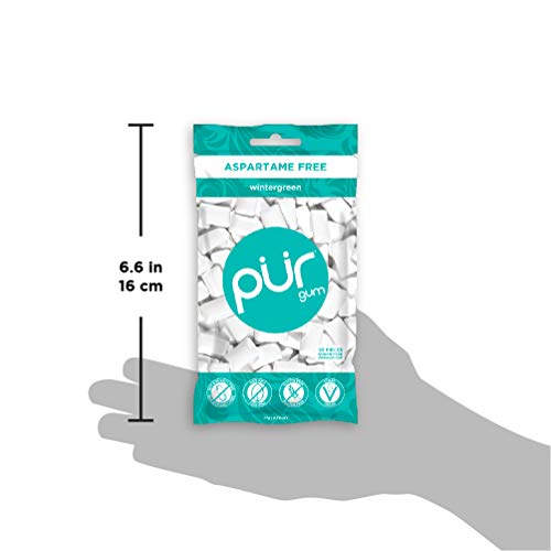 Pur Gum, Wintergreen Mint, 2.72-Ounce, 2 Pack - image 4
