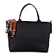 Chicco Bag in Bag Organizer mit Wickelunterlage und Mini-Tasche aus Ecopel, Schwarz (Pure Black)