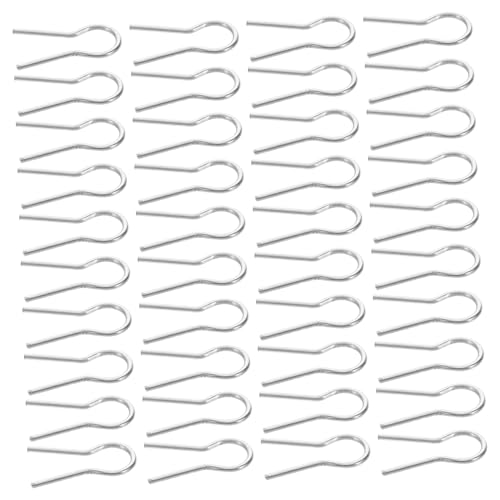 SEWACC 100pcs R- Kiln Hanging Needles for Pottery Firing High Temp Alloy Pins Nonstick Break Resistant DIY Tools for Jewelry Craft Projects
