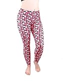 Carnival Women's Full-Length Printed Soft Microfiber Legging