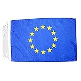 az flag bandiera europa 45x30cm - bandierina unione europea – ue 30 x 45 cm cordicelle