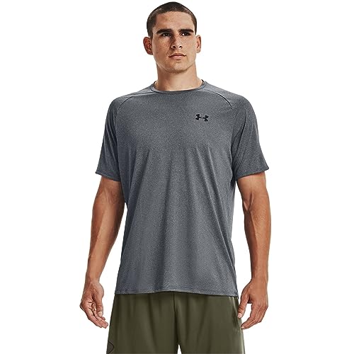 Image of Under Armour Men's Polyester Solid UA Tech 2.0 SS Short Sleeve Tee | 1326413-001