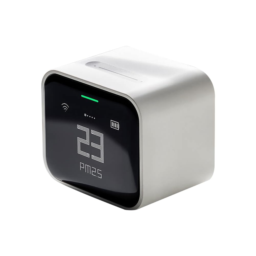 Détecteur qualité de l'air WiFi 5 en 1 écran couleur CO2 haute précision bureau