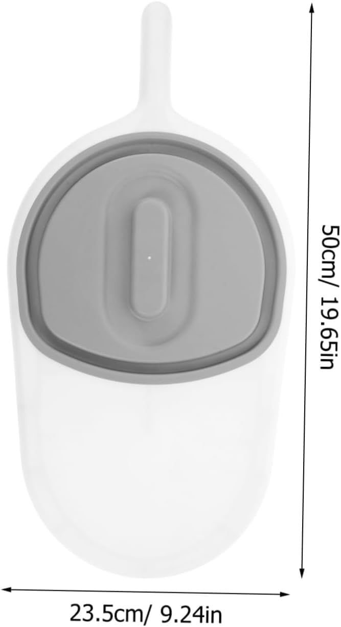 Bedpan per adulti, vaso da camera, secchio portatile per spittoon e vomito, ideale per anziani e pazienti, facile da pulire, durevole e conveniente soluzione sanitaria