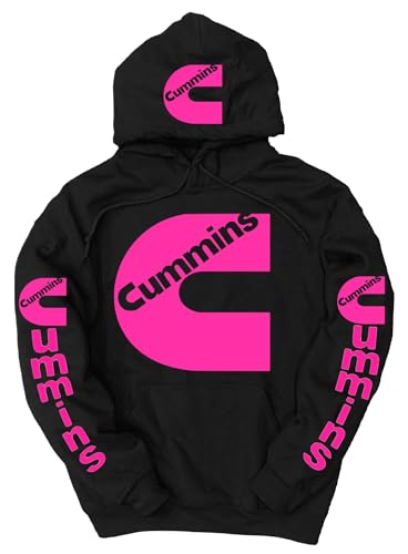 Neon Pink Logo Hoodie