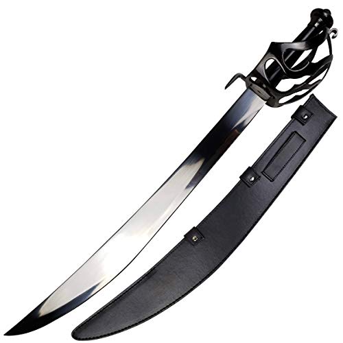 P.S. Caribbean Pirate Cutlass Swords, Sabers. for Collection, Cosplay, LARP and Outdoor Sport