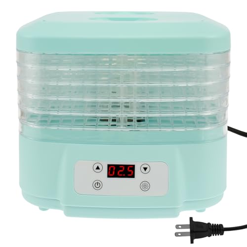 Food Dehydrator, 6 Layers Large Capacity Food Dryer Machine, Temperature Adjustable Freeze Dried Machine, Quiet Freeze Dryer with Timer for Drying Fruits Meat Vegetable Jerky Pet Treat