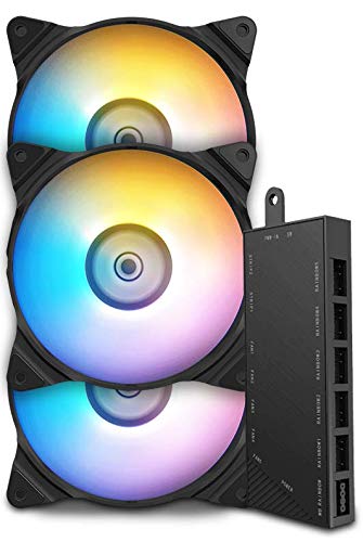 MUNFROST 120MM Rainbowforce RGB Fan Kit with Controller