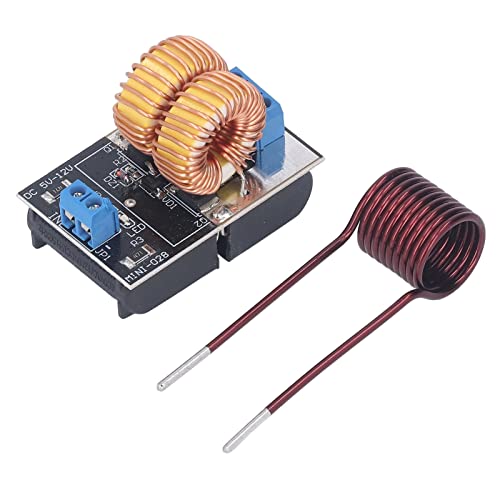 Ampia Compatibilità con Alimentazione: La scheda driver ZVS funziona in modo stabile con tensione in ingresso da 5V a 12V CC, permettendo l’uso con batterie o alimentatori regolati; raggiunge una potenza massima di 120W a 12V, garantendo prestazioni costanti anche durante sessioni prolungate di riscaldamento.