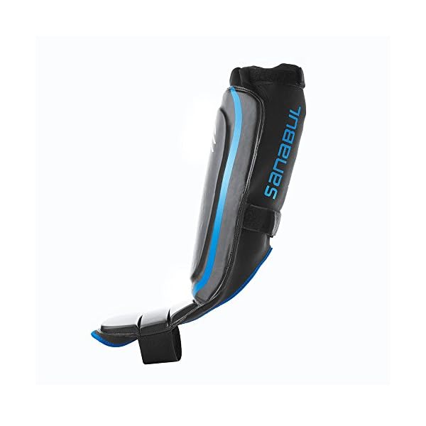Sanabul-Essential-Hybrid-Kickboxing-MMA-Shin-Guards Sanabul Essential Sleeve Kickboxing Shin Guards | MMA Shin Guards | Muay Thai Shin Guards | Hybrid Neoprene Design, Large/X-Large