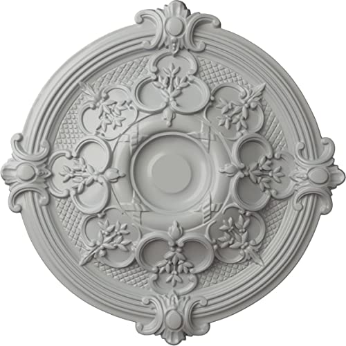Ekena Millwork CM17HAFRFDecorative Ceiling Medallions Modeled After Original Historical Patterns & Designs, Frost
