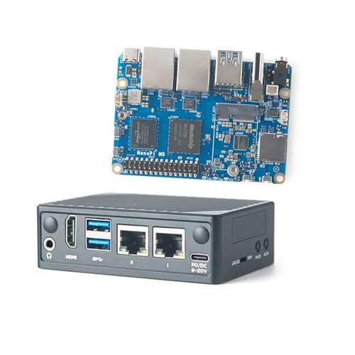 FriendlyElec NanoPi M5 Ordinateur de carte unique – Rockchip RK3576 SBC avec HDMI, Dual GbE,...