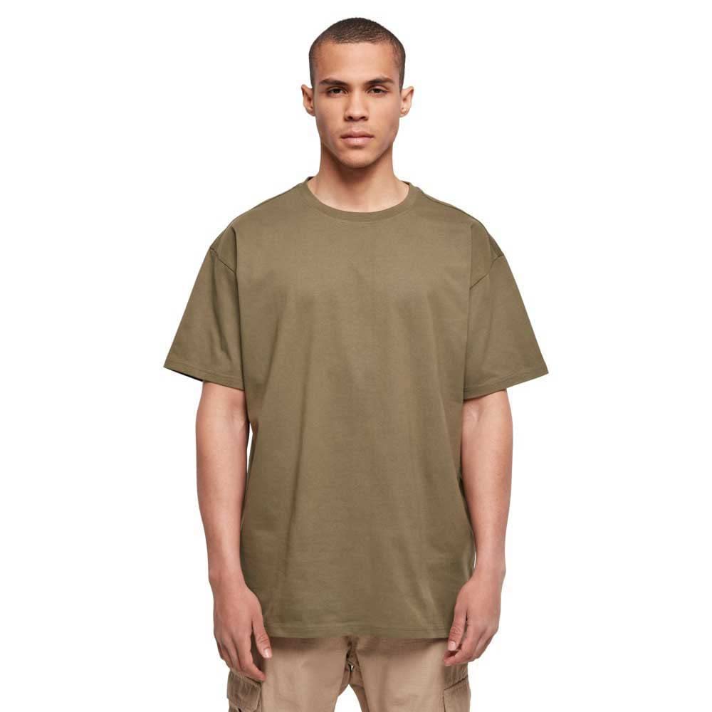 Build Your Brand Mens By102-heavy Oversize Tee T-Shirt, Olive, 4XL UK