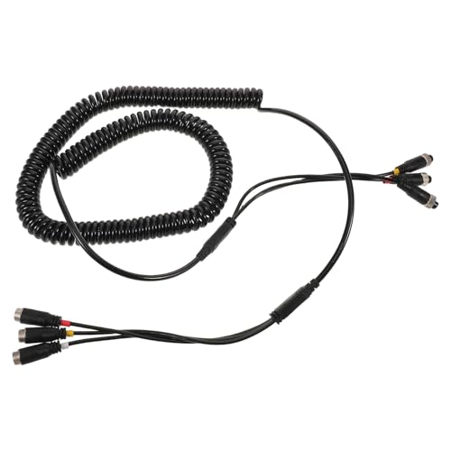 Câble rallonge en alliage et plastique noir avec connexion plug and play pour caméra