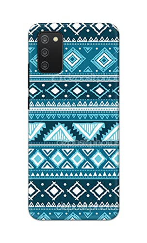 Image of PRINTFIDAA Coloured Tribal Pattern Hard Back Cover for Samsung M02s / Samsung A02s / Samsung F02s / Samsung A03s Back Cover -(P6) KAT1008