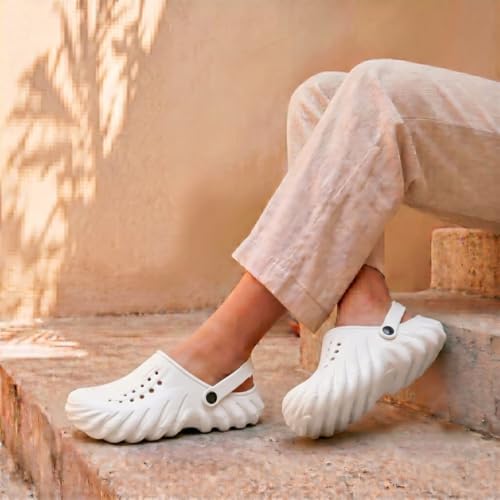 Image of Flow Super Soft Clogs with Adjustable Back Strap for Men | Waterproof | Spongy Footbed l Suggested by Doctors l Skin Friendly | Slip Resistant l Stylish and Comfortable Footwear for Men