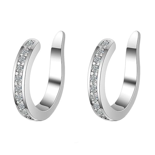 Clips para correctores de oídos, clip corrector de orejas ajustable sin perforación, puño ajustable para cartílago para posicionamiento de orejas, clips elegantes y cómodos para mujeres y hombres, 1