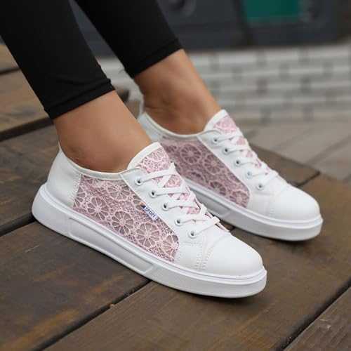 Chaussures de mariage blanches en dentelle légères pour éviter les pieds gonflés - 7