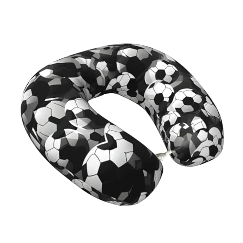 Almohada de poliéster para cuello negro tamaño único miniatura 2