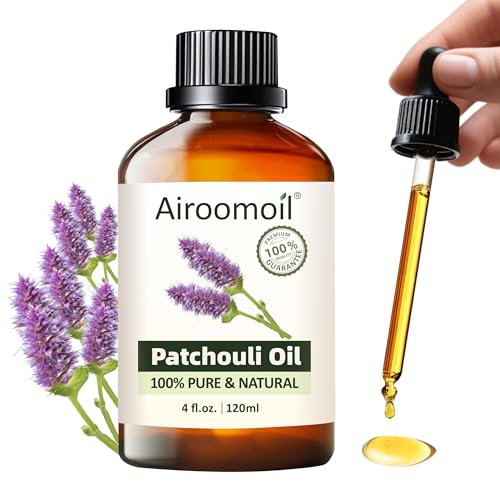 Airoomoil Patchouli Essential Oil for Skin, Perfume & Diffuser - 100% Pure...
