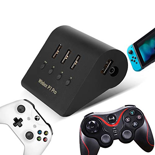 Image of Tangxi Keyboard & Mouse Converter Adapter for P1 Pro /Switch /ONE,Included USB Sync Cable for Controller,Support 3.5mm Headphone