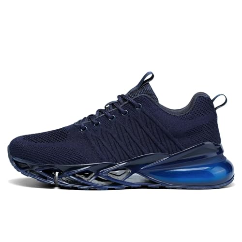 Mens Air Cushion Fashion Sneakers Breathable Blade Running Walking Shoes Comfortable Non Slip Work Sport Fitness Athletic Tennis Shoes3