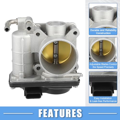A ABSOPRO Electronic Throttle Body Assembly No.16119ED00C Engine Throttle Body for Nissan Versa 1.6L 2009-2011 Aluminum by A ABSOPRO - Image 4