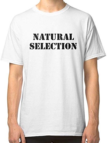 AN Natural Selection Columbine Mens White Personality Casual Tees T Shirts