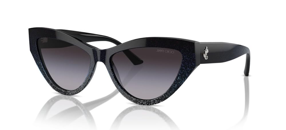 Jimmy Choo Damen Grau Jc5004 504587 Sonnenbrillen Acetat Schwarz Cat Eye Normal Schattiert