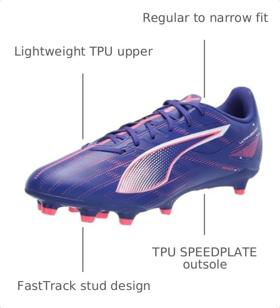 Image of Puma Mens Ultra Play Firm, Artificial Ground Soccer Cleats