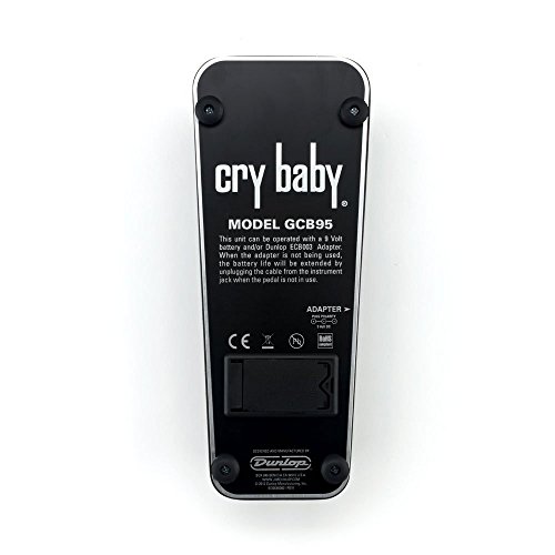 Dunlop Crybaby GCB-95 Classic Wah Pédale avec 2 câbles de raccordement et 6 médiators Dunlop assortis - Les Beatles, Paul McCartney, John Lennon, RIngo Starr, George Harrison Dunlop Crybaby GCB-95 Classic Wah Pédale avec 2 câbles de raccordement et 6 médiators Dunlop assortis – Image 7