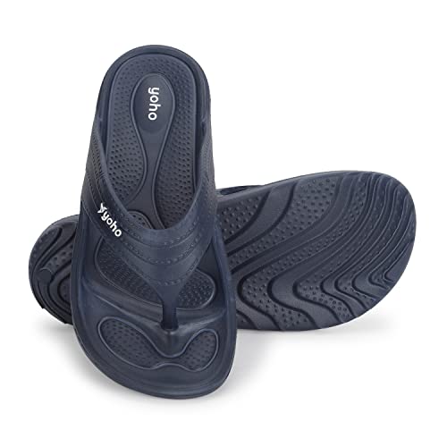 Image of YOHO Drizzle Soft Slippers for Women, Mild Acupressure, Lightweight, Anti Skid & Slip, Diabetic Footwear for Woman, Home Wear Bathroom Chappal for ladies | Waterproof Monsoon & Rainy Footwear