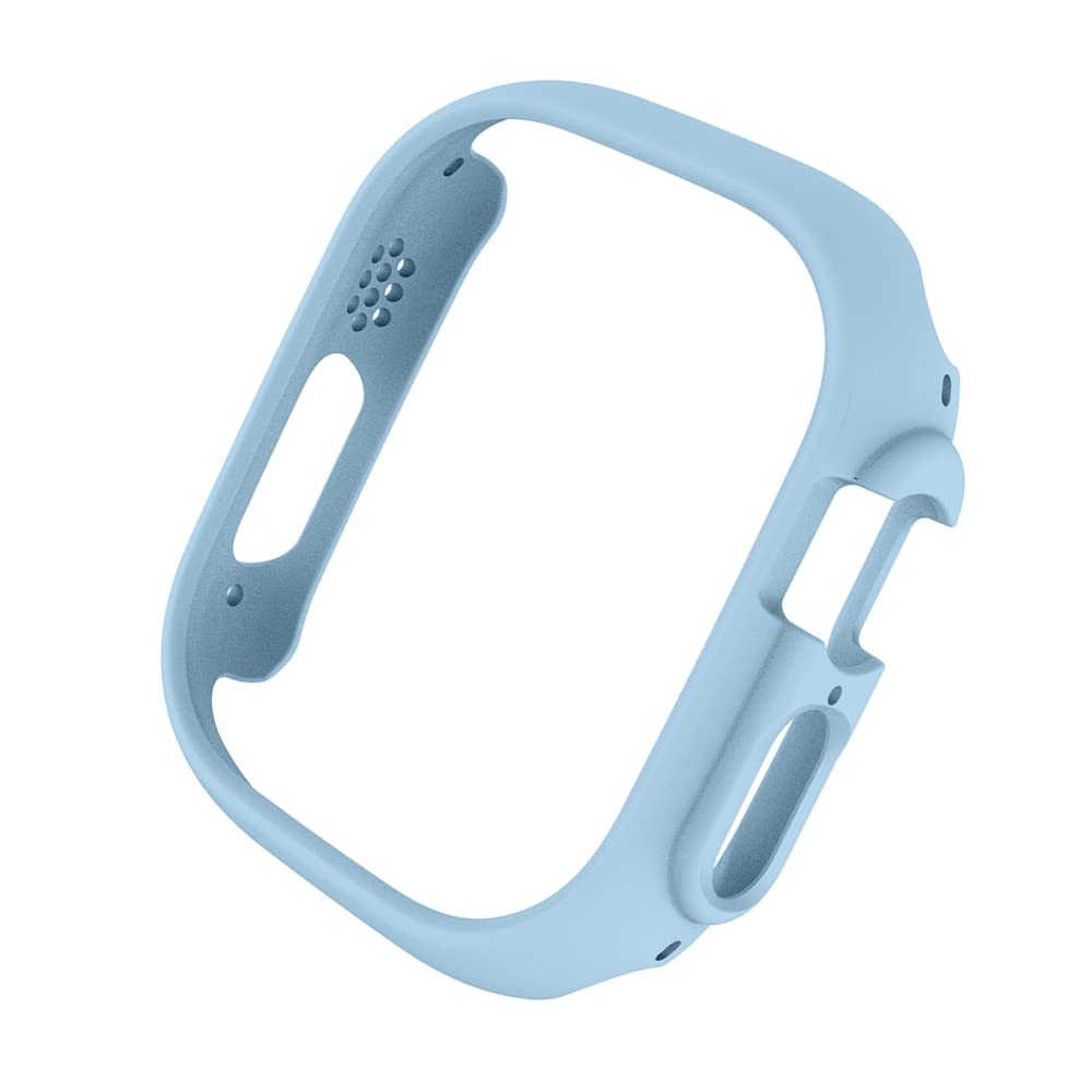 Boîtier Apple Watch 45mm Series 8 rigide mate bleu glace