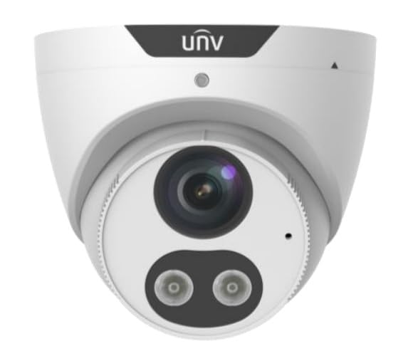 IPC3614SB-ADF28KMC-I0 Uniview Prime I Series 2.8mm 30FPS @ 4MP Tri-Guard Outdoor White Light Day/Night WDR Eyeball IP Security Camera 12VDC/PoE