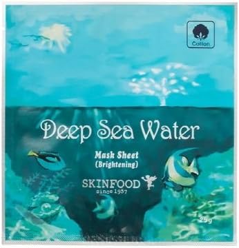 Skinfood Skin Food Deep Sea Water Mask Sheet (Brightening) X 3 Original From Korea