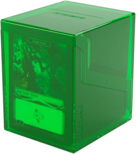 Asmodee - Gamegenic : Bastion 100+ XL Green - Jeux de société - Accessoires et protection pour jeux de cartes