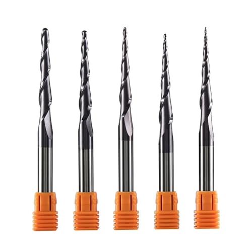 Fresas cónicas para router CNC que evitan vibraciones en corte de metal 4