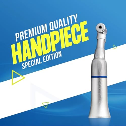 Image of Contra Angle Handpiece for dental chair unit | High Precision, Durable, Ergonomic Design | Ideal for Dental Procedures | Stainless Steel, Smooth Rotation, Comfortable Grip