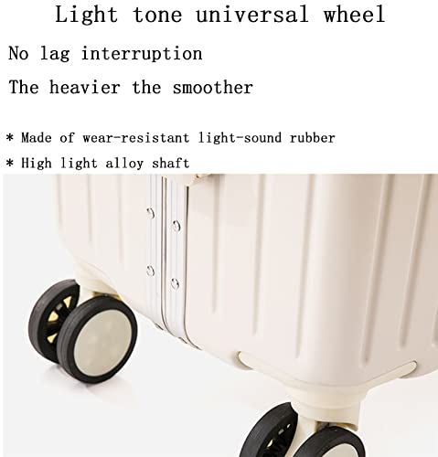 Expandable Rolling Upright Suitcase, Multi-Level Adjustable 360° Shock-Absorbing Silent Caster, with USB Interface and Cup Holder (Pink 20 inches)4