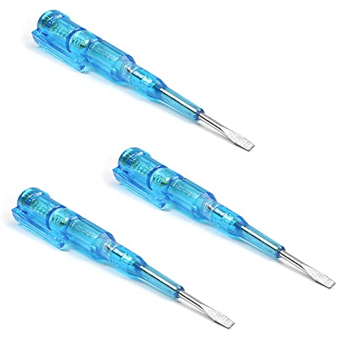 5pcs Voltage Tester Pens – AC/DC 100-500V Detector With Screwdriver Tip, Neon Light Indicator, Electrician Tool - View #6