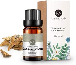 Sandalwood Essential Oil 100% Pure Therapeutic Grade Aromatherapy oil for Diffuser, Perfumes, Massage, Skin Care, Soaps, Candles - 10ml