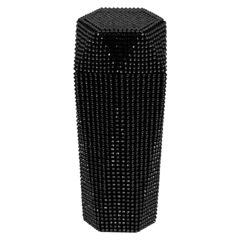 Poubelle de voiture hermétique iplusmile à strass noirs pour bloquer les odeurs et déchets